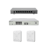 Solución Completa de Red para hasta 200 Clientes y hasta 4 servicios de Internet., Ideal para Iniciar un Proyecto de Hotelería u Oficina